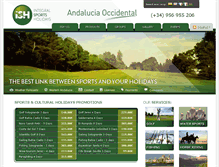 Tablet Screenshot of integralsportsholidays.com